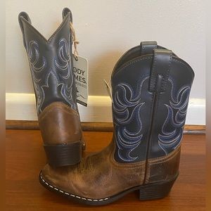 Cody James Boys Two-Tone Embroidered Boots, size 2